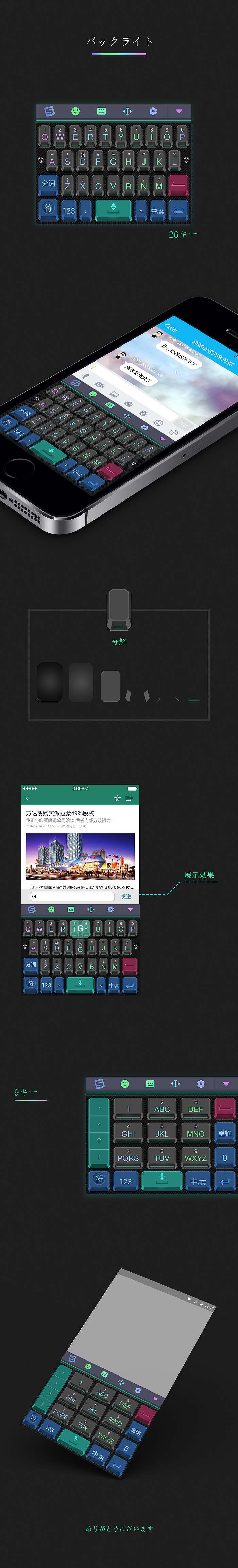 背光键盘输入法（图ZNTYxNzM2NTI=） - 主题/皮肤 - 站酷设计师DF桃先生非原创素材 - 站酷ZCOOL