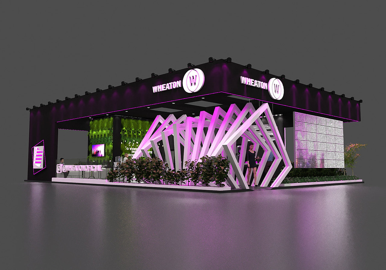 国外炫酷展会 展览 展位 展台