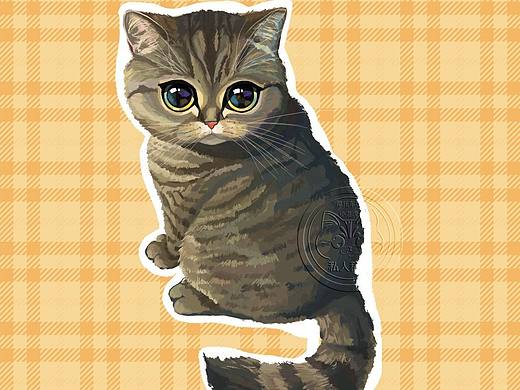 可爱小动物们（个人主页-ZNjYxMzEwNzY=） - 艺术插画 - 站酷设计师摩托车牌小老虎原创素材 - 站酷ZCOOL