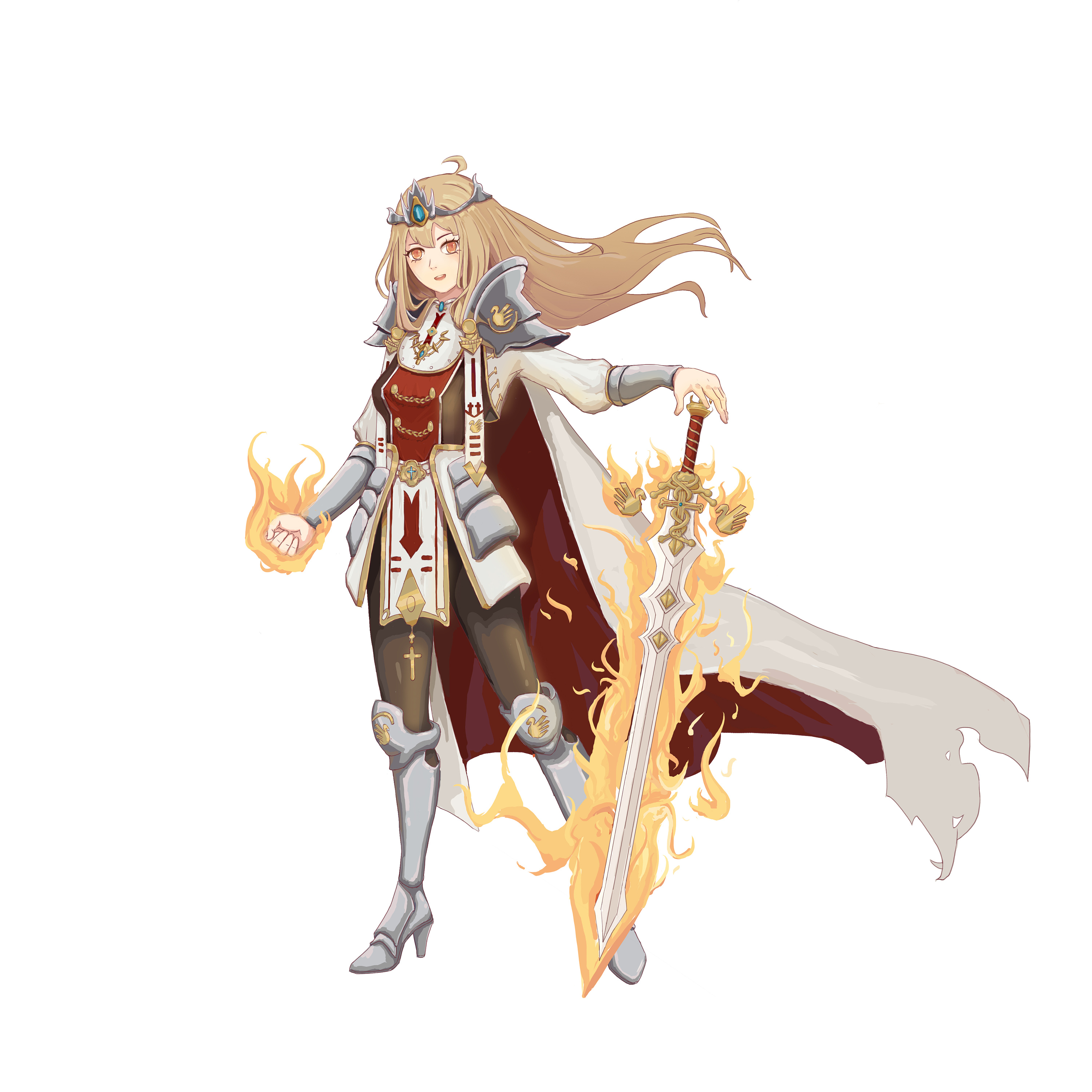 姑且叫圣骑士吧 |插画|游戏原画|张景蓝 - 原创作品 - 站酷 (zcool)