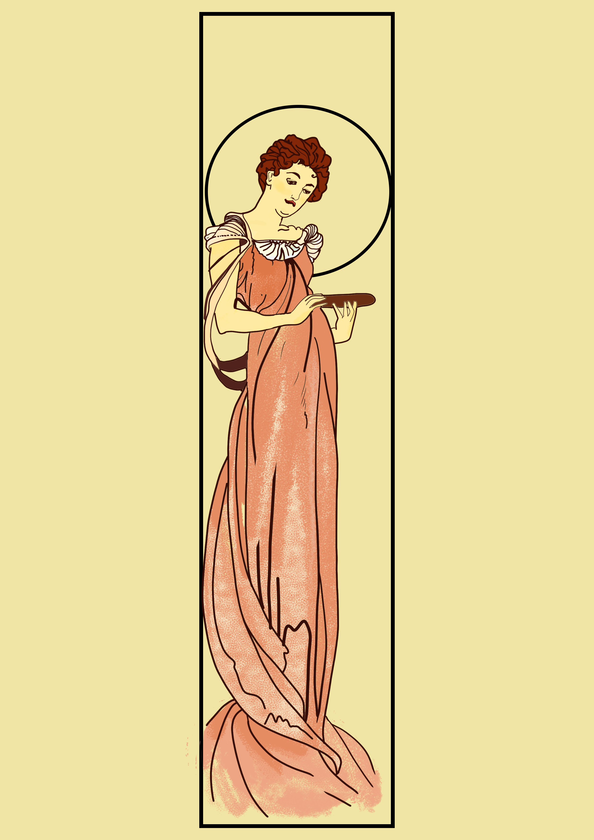 穆夏临摹|插画|创作习作|刘四月 - 临摹作品 - 站酷 (zcool)