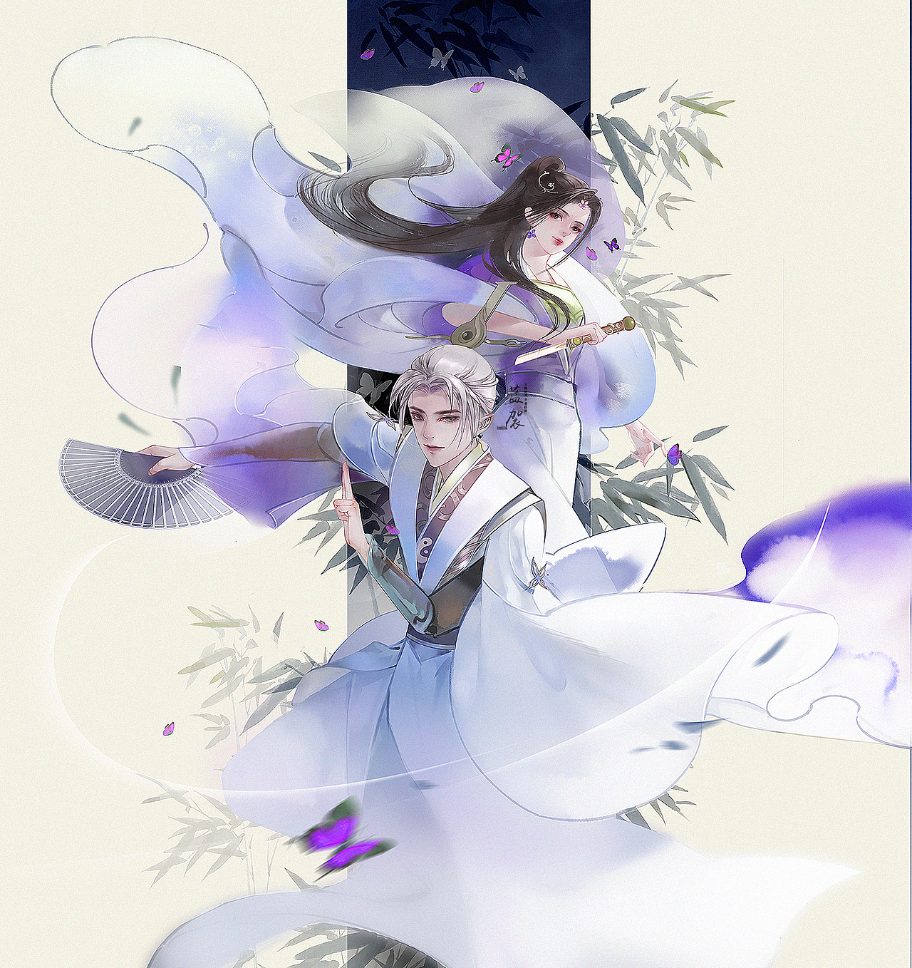 画江湖不良人（图ZMzc4MDM3Nzky） - 商业插画 - 站酷设计师蓝袈原创素材 - 站酷ZCOOL
