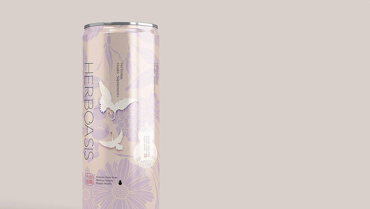 美国HERBOASIS中药饮品包装设计-山东太歌文化创意