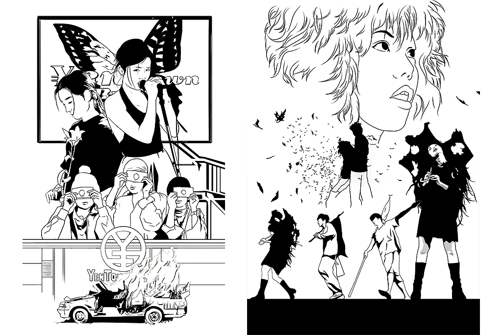 燕尾蝶/梦旅人岩井俊二-电影插画习作（图ZMjAxNTIxODQ0） - 创作习作 - 站酷设计师申森森原创素材 - 站酷ZCOOL