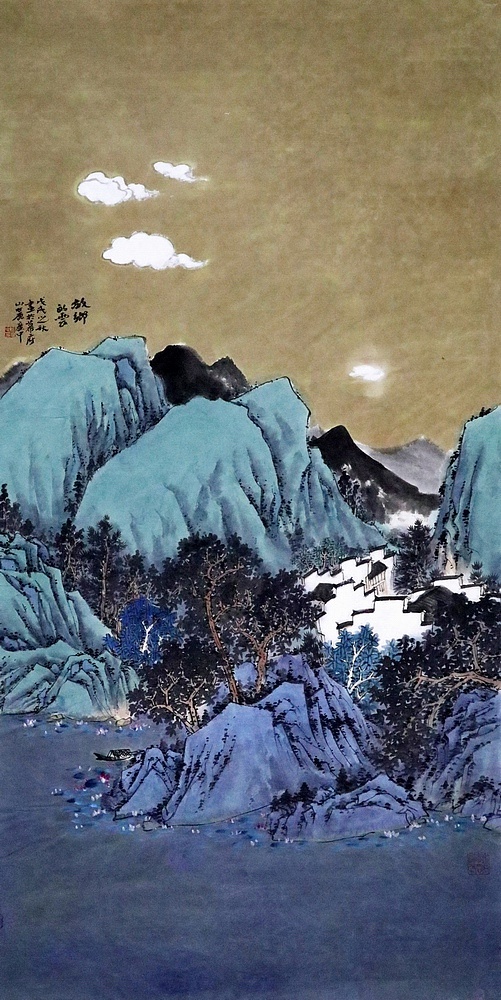 周广中的山水画着力表现了南方山水的温润灵秀|纯艺术|绘画|艺惠藏