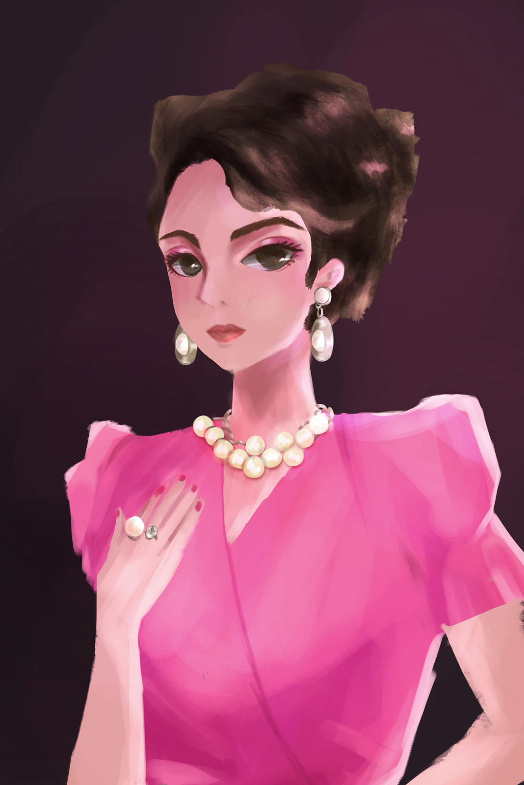 致命女人插画练习