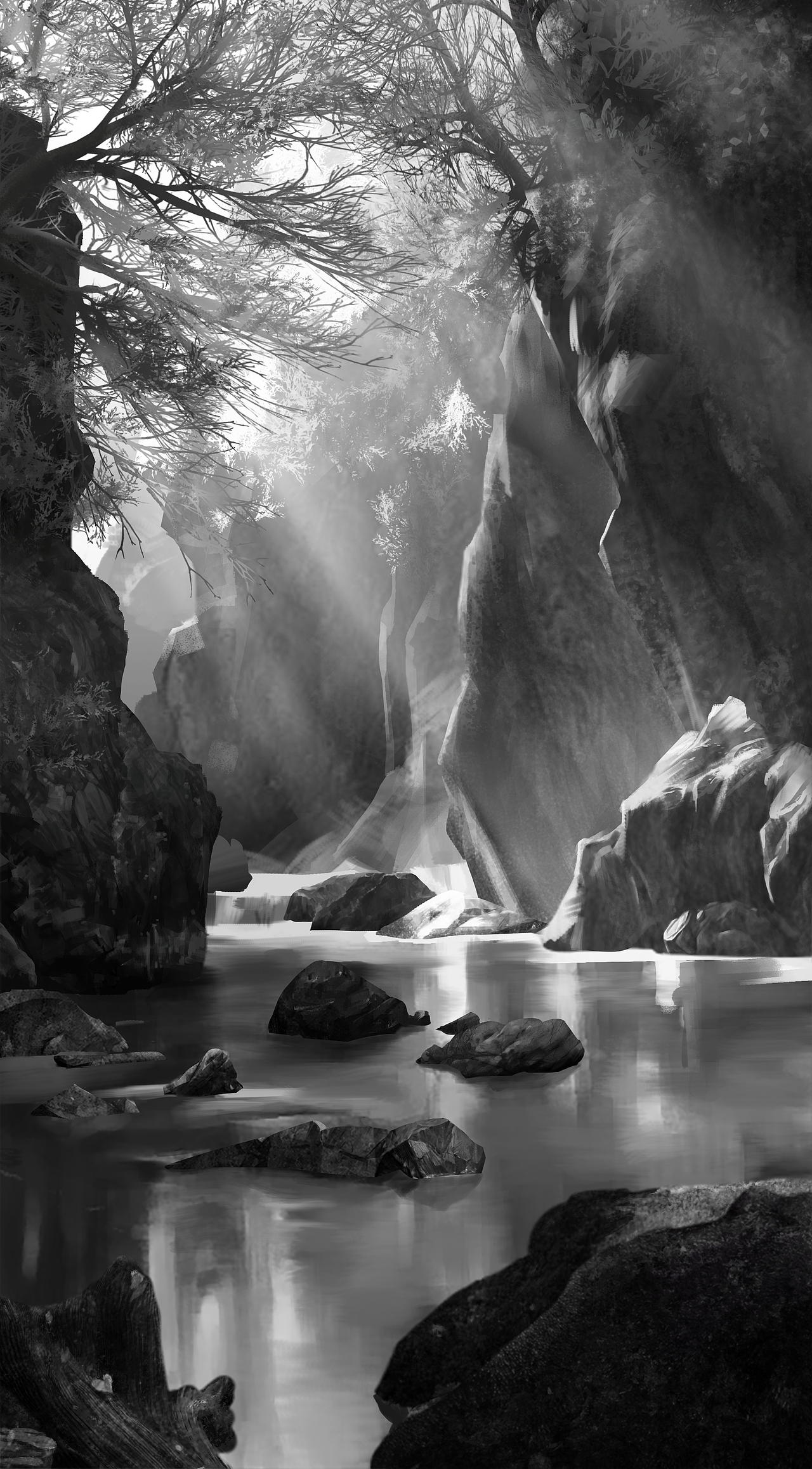 风景厚涂（图ZMjQzMzc0MDYw） - 商业插画 - 站酷设计师Vincent527原创素材 - 站酷ZCOOL