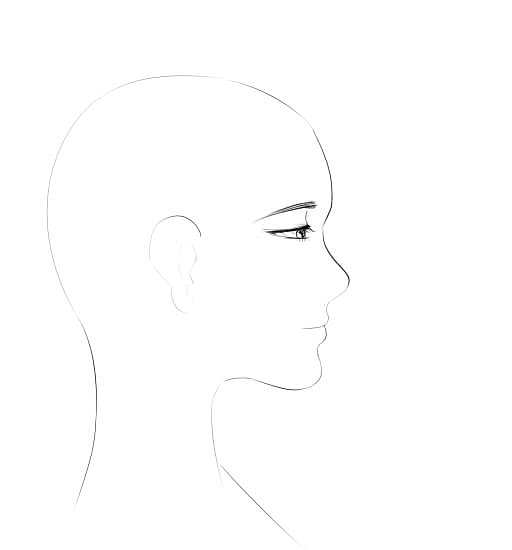 光头女生,线稿|插画|创作习作|氵木子_原创作品-站酷zcool