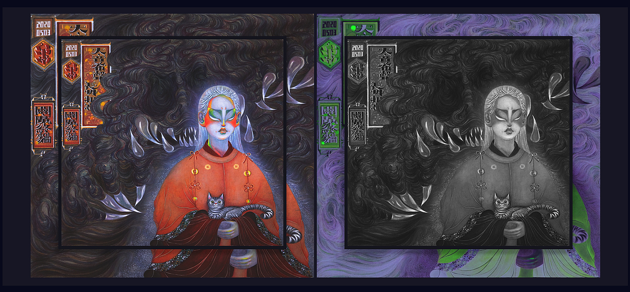 《辟魔终曲.神居》白中南颜彩-人川集(图ZMjExMTcxNDU2) - 艺术插画 - 站酷设计师白中南原创素材 - 站酷ZCOOL