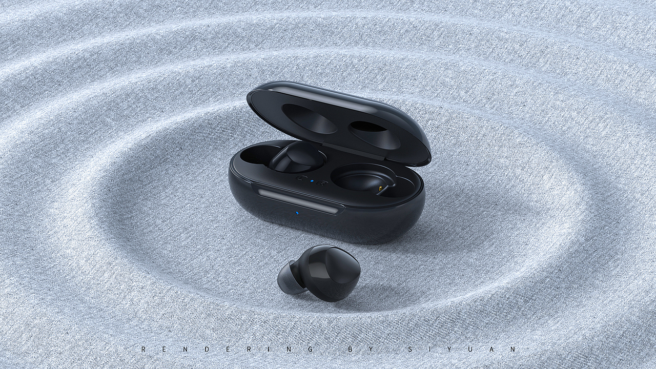 【产品渲染-Galaxy Buds Por蓝牙耳机】（图ZMjk1OTAwMzcy） - 产品 - 站酷设计师思远_Design原创素材 - 站酷ZCOOL
