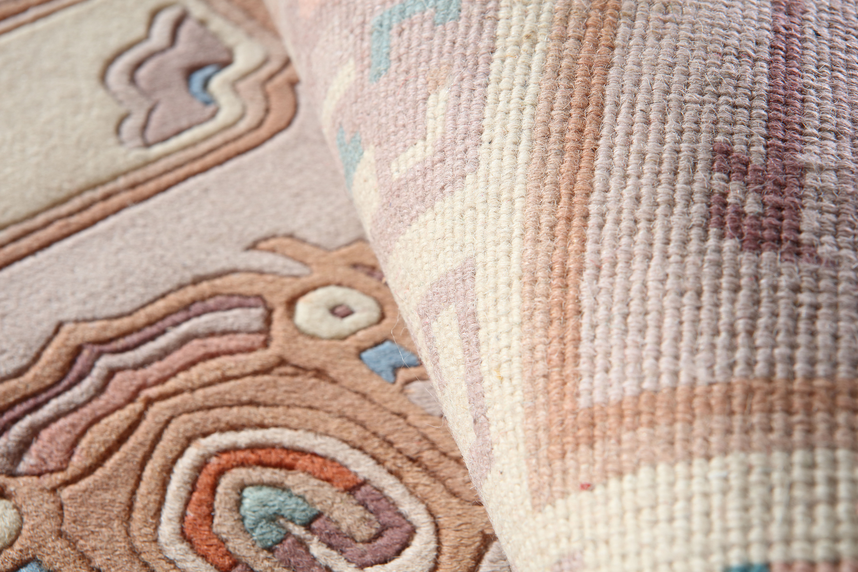 传统地毯织造技艺-库存老毯|手工艺|工艺品设计|清慎勤忍 - 原创作品 - 站酷 (ZCOOL)