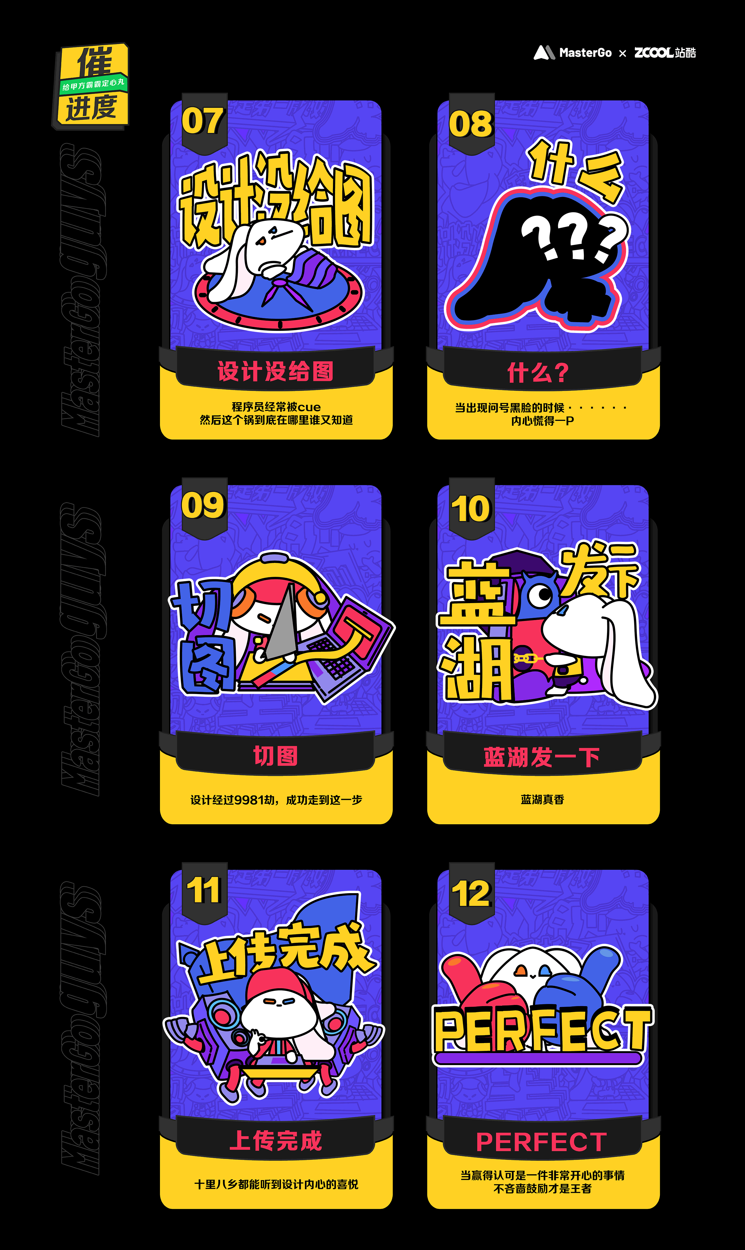 「情绪加工厂」Master Go 表情贴纸参赛作品（图ZMjgzNDM5MDky） - 图案 - 站酷设计师xinyuexiaojiu原创素材 - 站酷ZCOOL