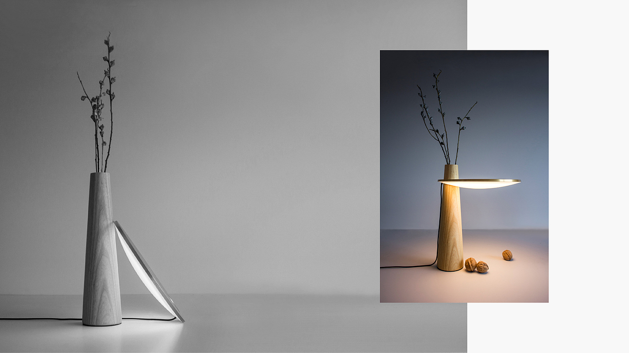 小确幸花器台灯