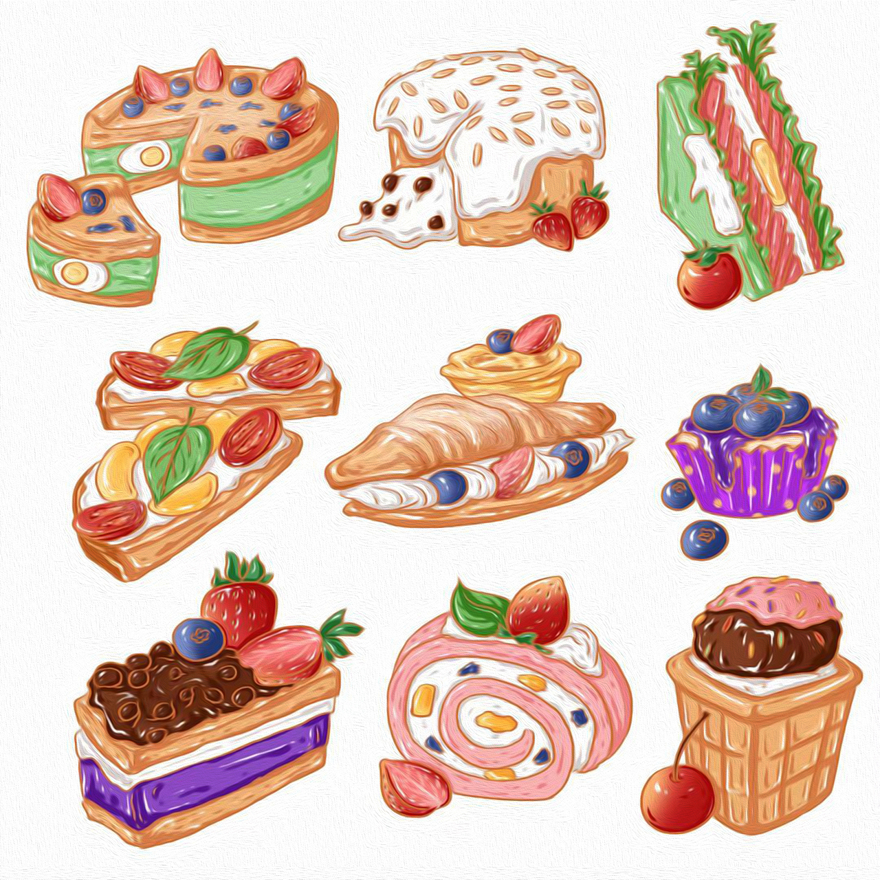 -美食炸弹-（图ZMjc5OTUyNjQw） - 创作习作 - 站酷设计师小清SJQing原创素材 - 站酷ZCOOL