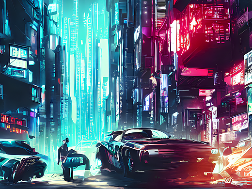 #AI创作实验室#赛博朋克，音乐，摇滚