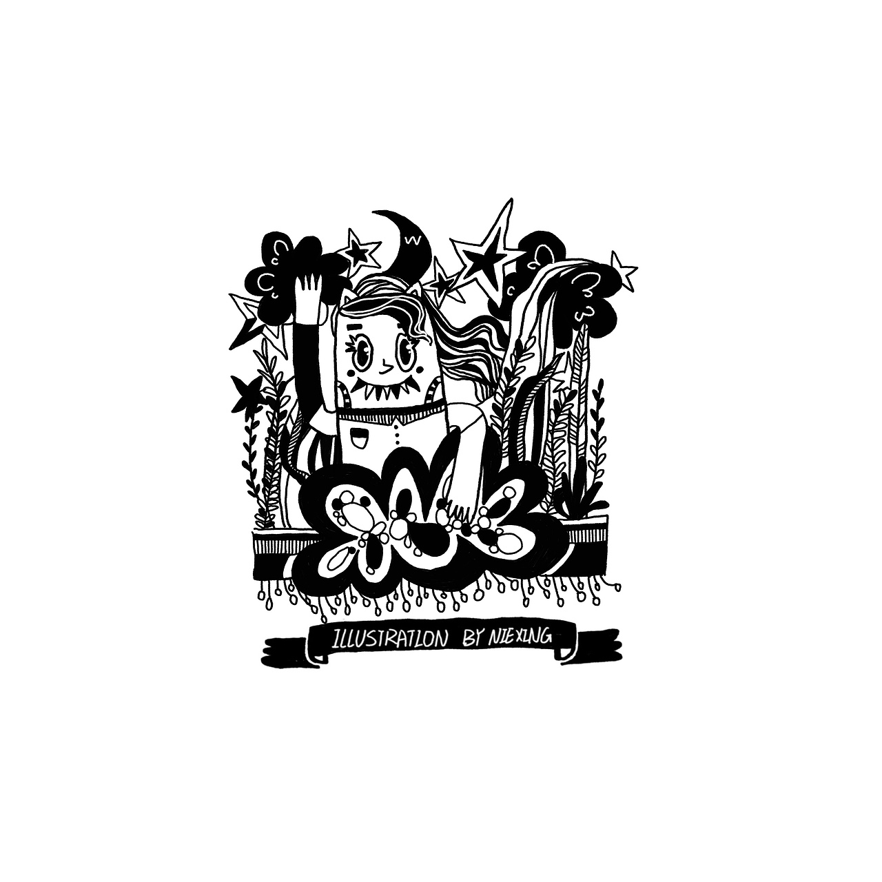 那些随手画的单线手绘稿（图ZMTIxNTQyNzIw） - 创作习作 - 站酷设计师NIEXING_星星原创素材 - 站酷ZCOOL