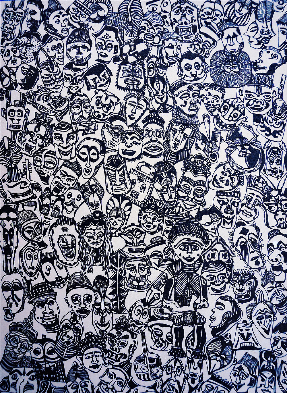 与面具同行#出发的勇气2014#（图ZMjAyNjEzMjA=） - 新锐潮流插画 - 站酷设计师张沫沫1992原创素材 - 站酷ZCOOL