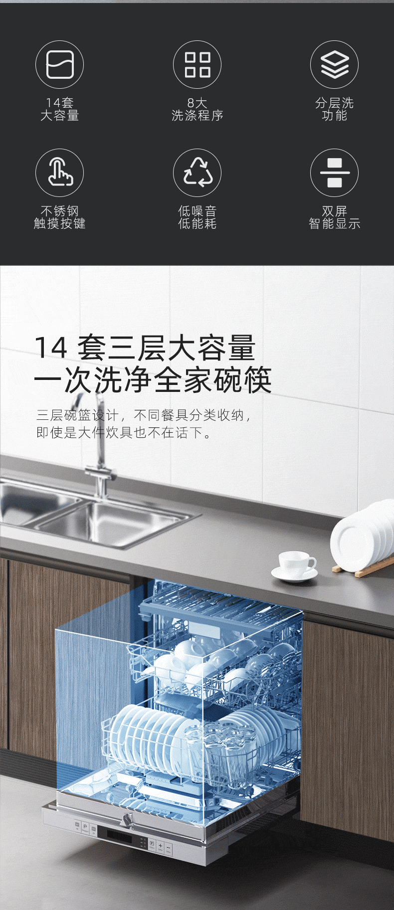 洗碗机三维详情