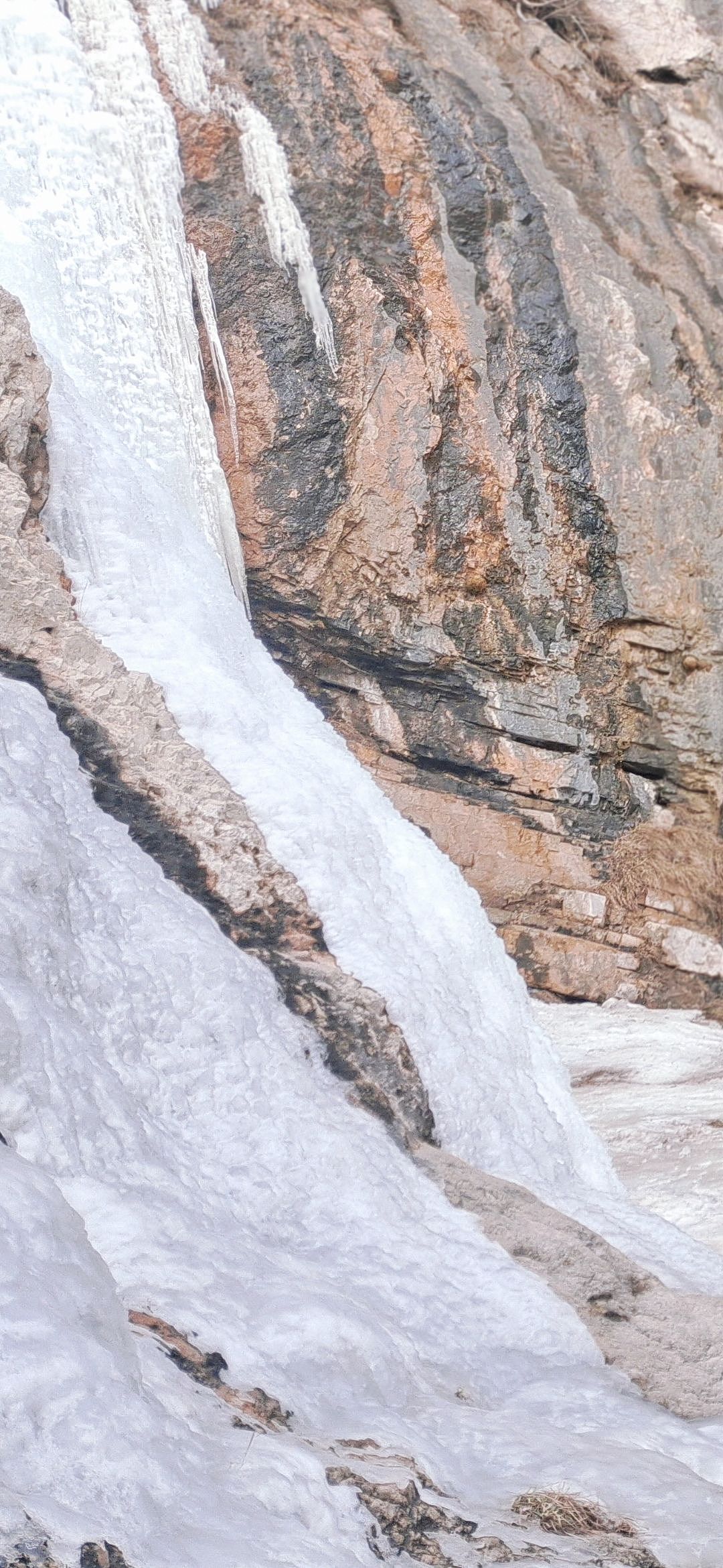 冰瀑布,自然形成的美