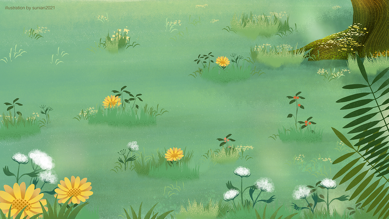 《了不起的大树》“春蕾计划”宣传动画插画项目