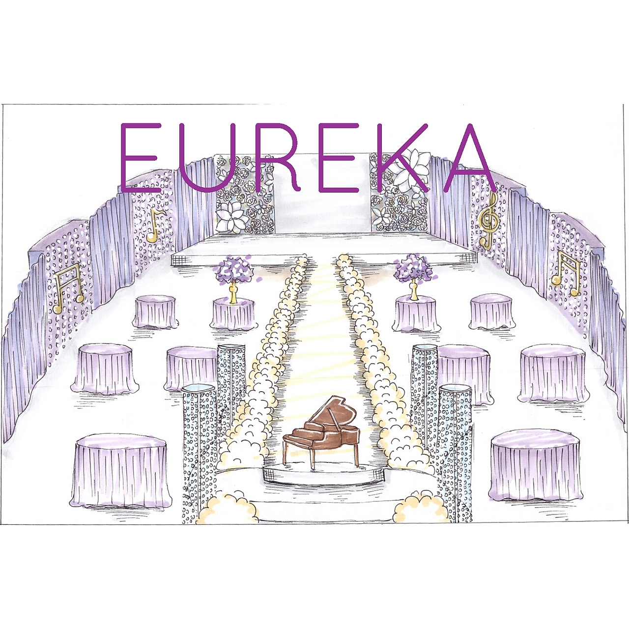 婚礼手绘（图ZNDc0NTkyNjQ=） - 商业插画 - 站酷设计师EUREKA916原创素材 - 站酷ZCOOL