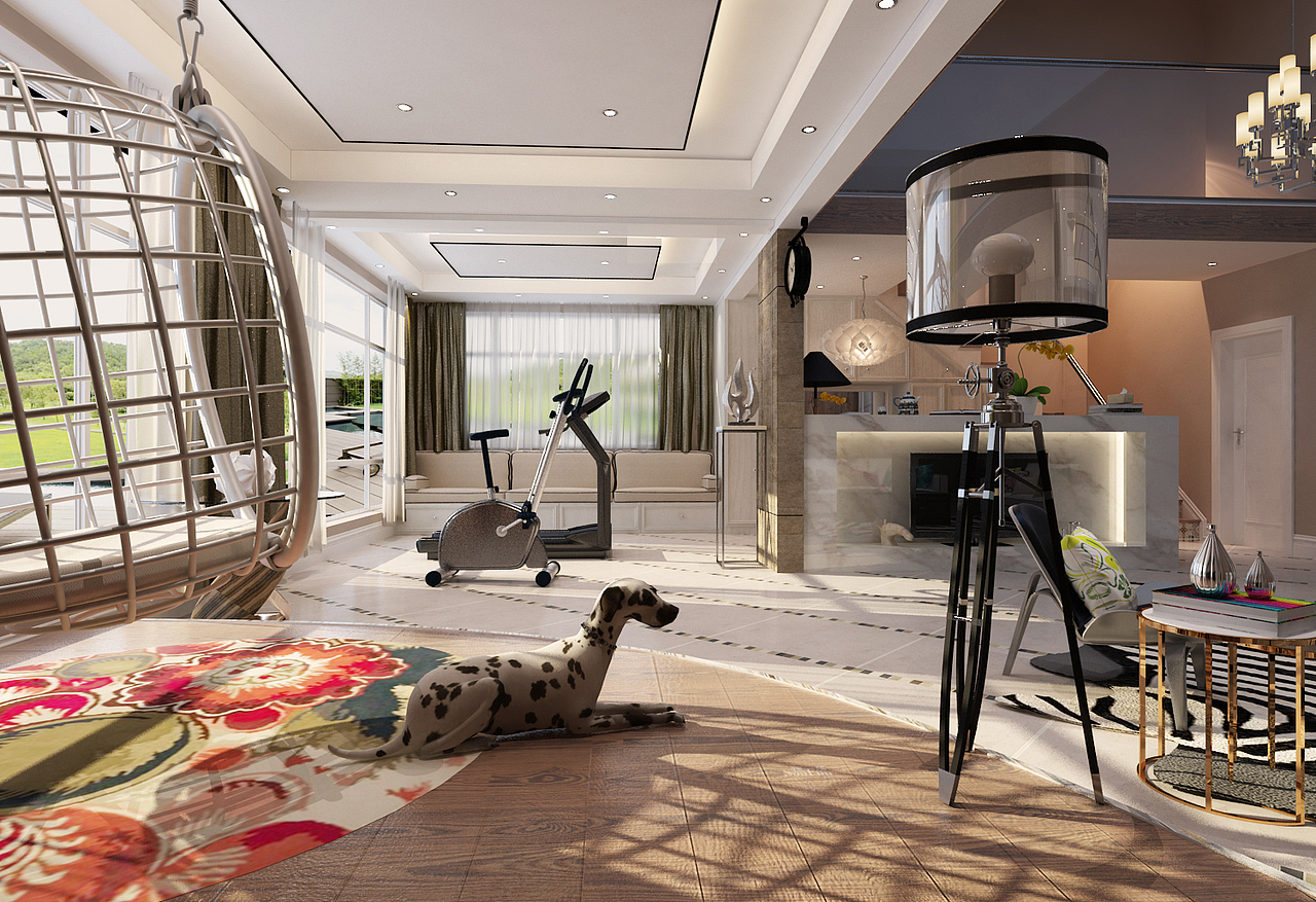 小洋房跃层（图ZNDA4MjgwODQ=） - 家装设计 - 站酷设计师李KEYI原创素材 - 站酷ZCOOL