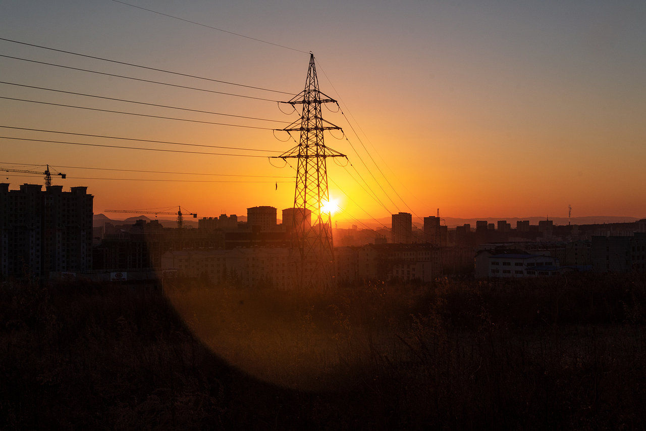 闲来无事拍夕阳