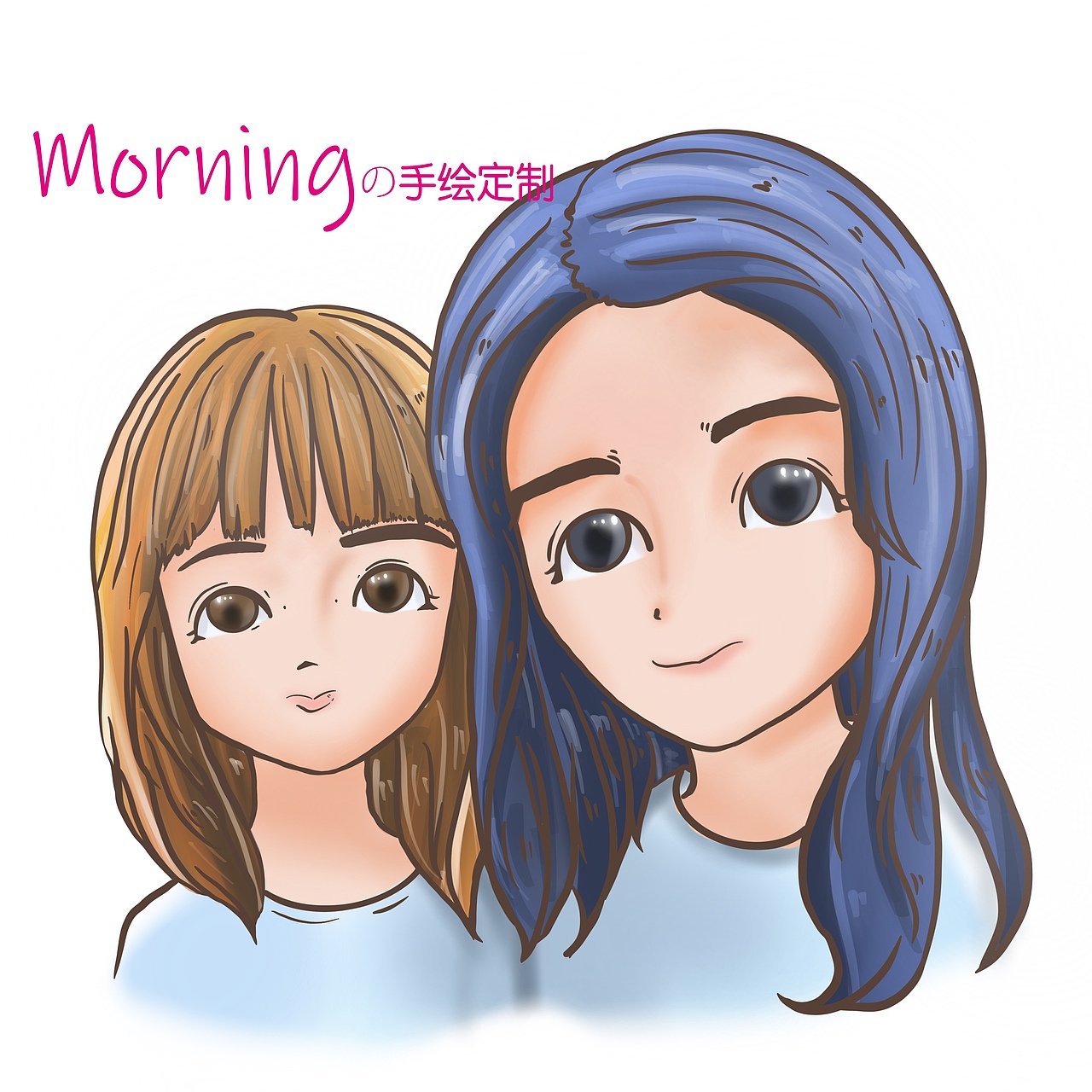 点滴头像日常（图ZMjM1NTY2MDQ0） - 儿童插画 - 站酷设计师梅姐画个画原创素材 - 站酷ZCOOL