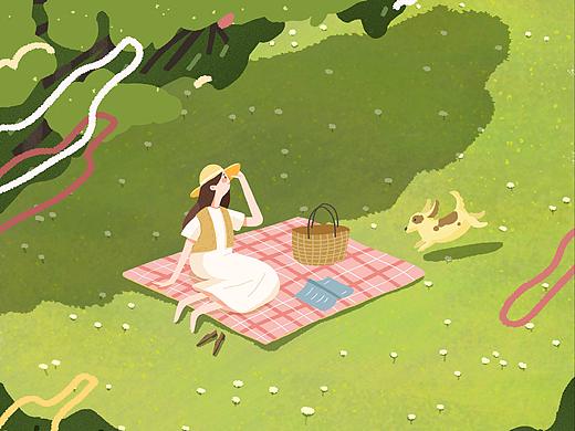 小清新插画风格