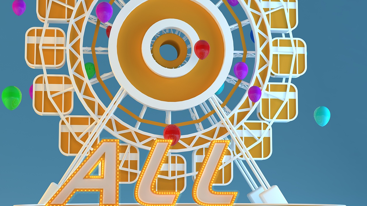 c4d 摩天轮动画渲染（图ZNzUxOTc4MDg=） - 场景 - 站酷设计师XuanHen原创素材 - 站酷ZCOOL