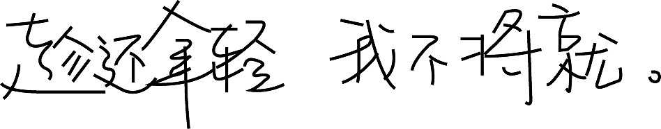 手写字体