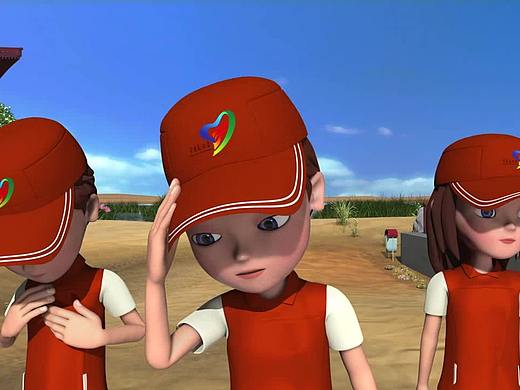 三维漫画制作手绘旅游地图