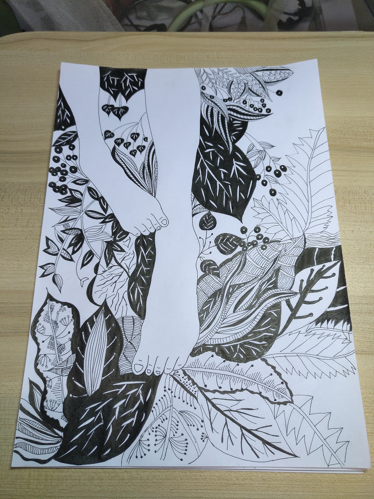 一雙金齒履，兩足白如雙（圖ZODc4MjMwNDg=） - 藝術插畫 - 站酷設計師侯小樣原創(chuàng)素材 - 站酷ZCOOL