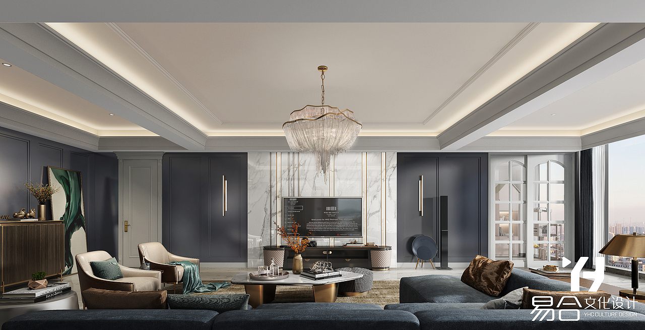 空中别墅(二)| 触碰现代法式/ 易合设计YHC