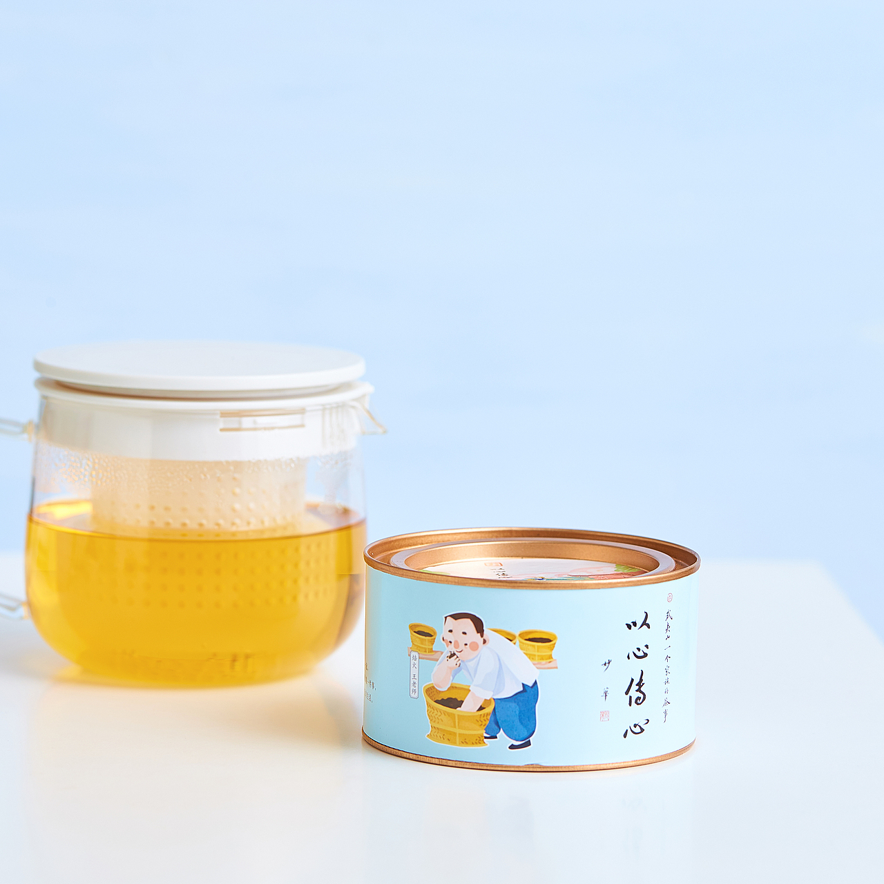 诚茶馆包装插画（图ZNDc4NDY1MDg=） - 商业插画 - 站酷设计师孢子菌原创素材 - 站酷ZCOOL