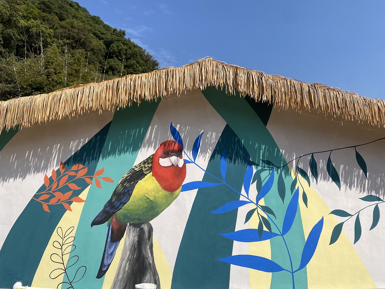 民宿外墙设计+手绘!