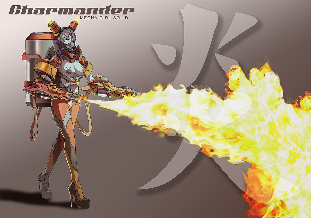 NinYin-ArtWorks（2007-2014）（图ZMTk5NTE3NDg=） - 创作习作 - 站酷设计师NinYin会火漫画原创素材 - 站酷ZCOOL