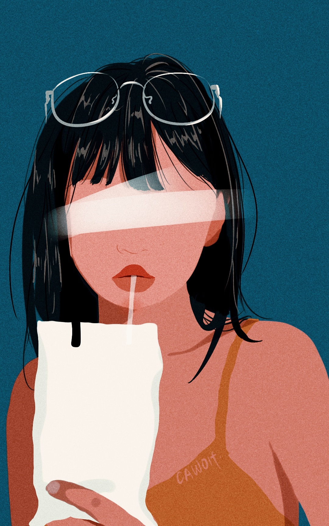夏（图ZMjMyMjc0NTIw） - 艺术插画 - 站酷设计师CAwolf原创素材 - 站酷ZCOOL