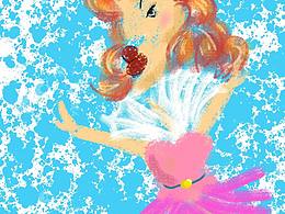 《跳舞的红发中年女人》