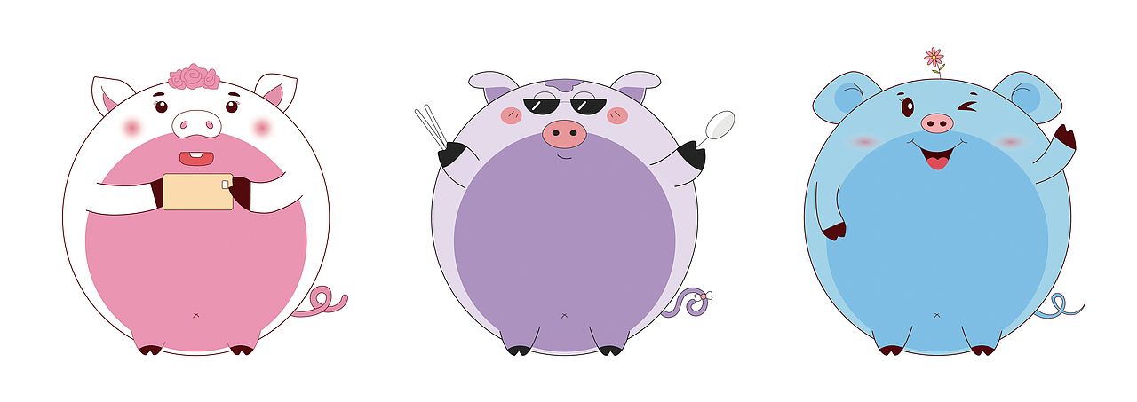 卡通形象设计（图ZMTUzODE3NTEy） - Logo - 站酷设计师泡菜不好吃原创素材 - 站酷ZCOOL