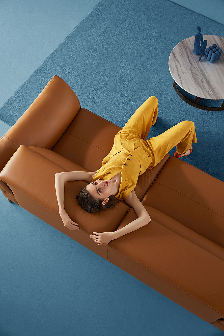 沙发摄影 顾家家居漫享家