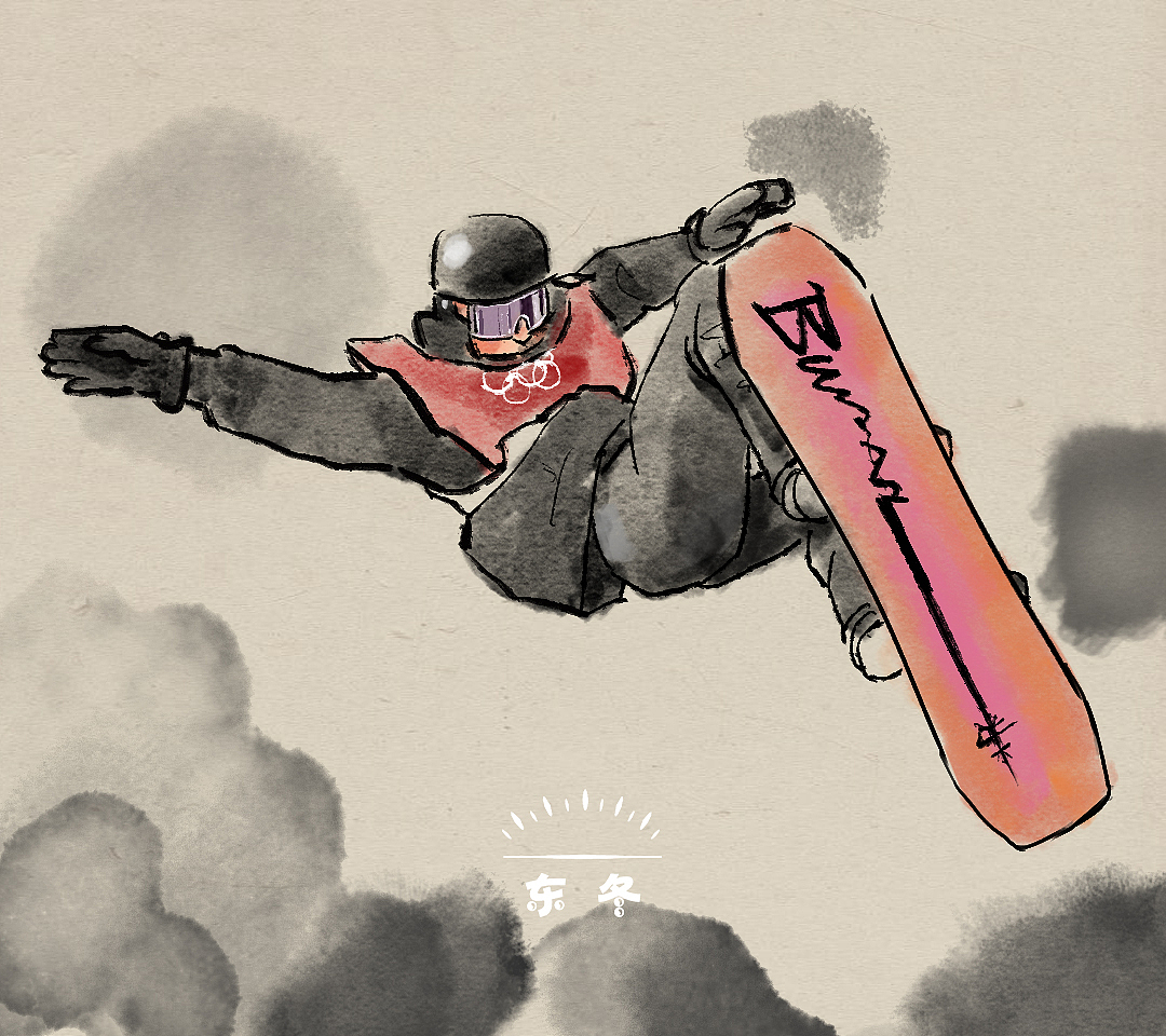 以上几幅是最新正在绘制的冬奥系列，中国加油！！！