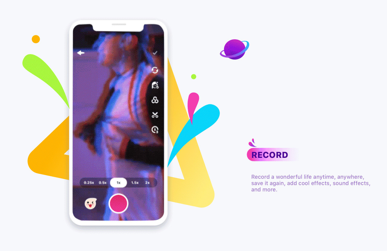 WAKA短视频（图ZMTEwMTQ0NDEy） - APP界面 - 站酷设计师ZLM0420原创素材 - 站酷ZCOOL