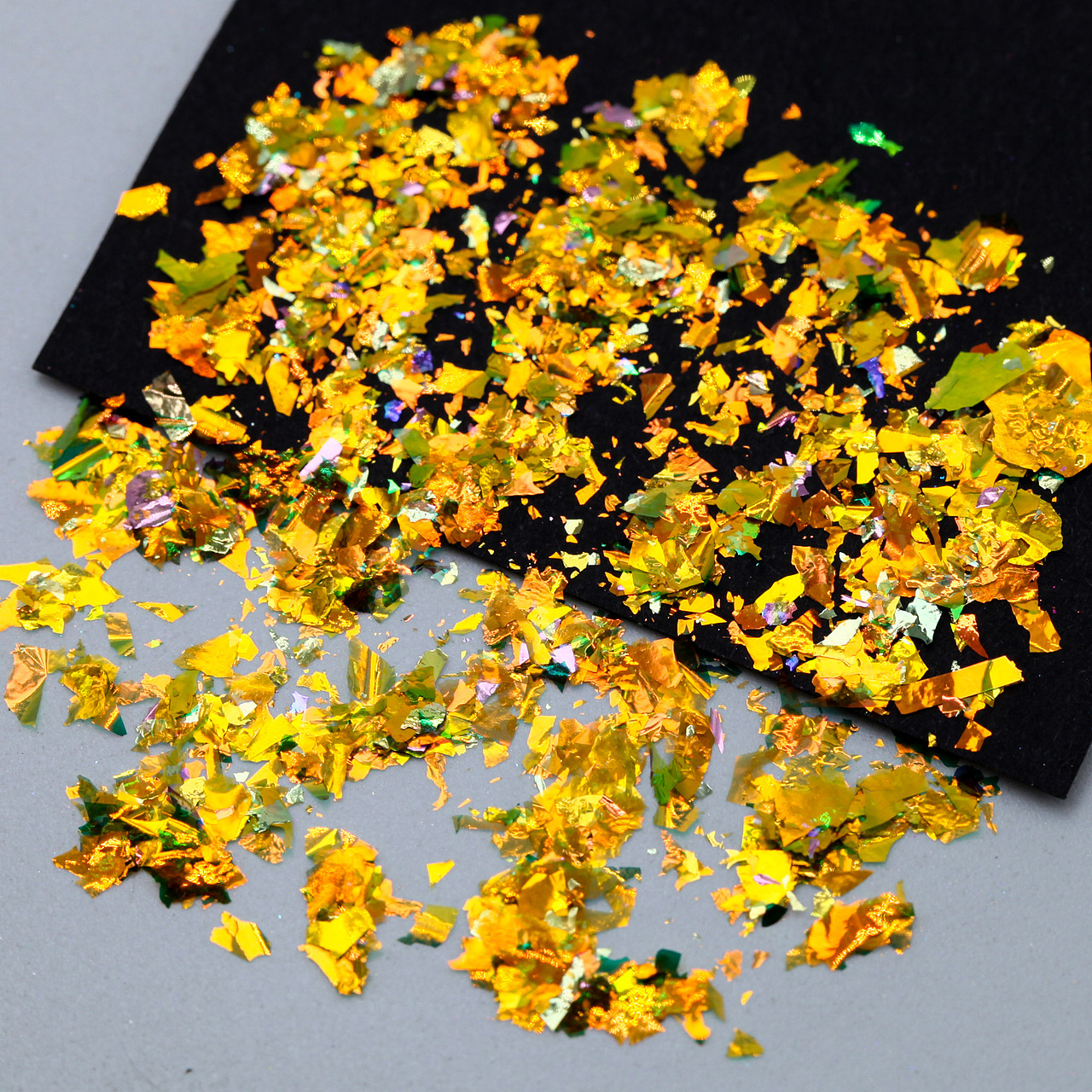 变色龙粉末有色粗片彩妆拍摄