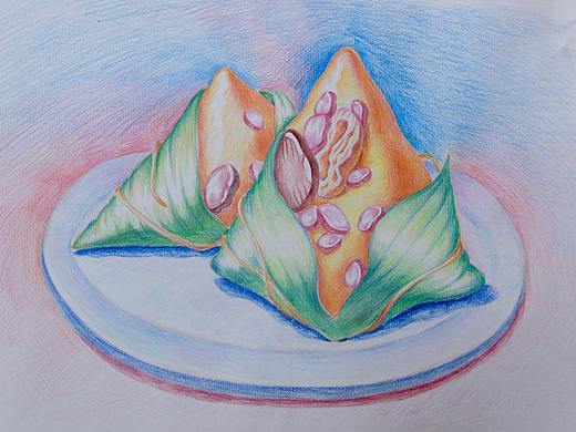 几何&粽子（个人主页-ZMjg0Njc3ODQ=） - 绘画 - 站酷设计师子鱼绘原创素材 - 站酷ZCOOL