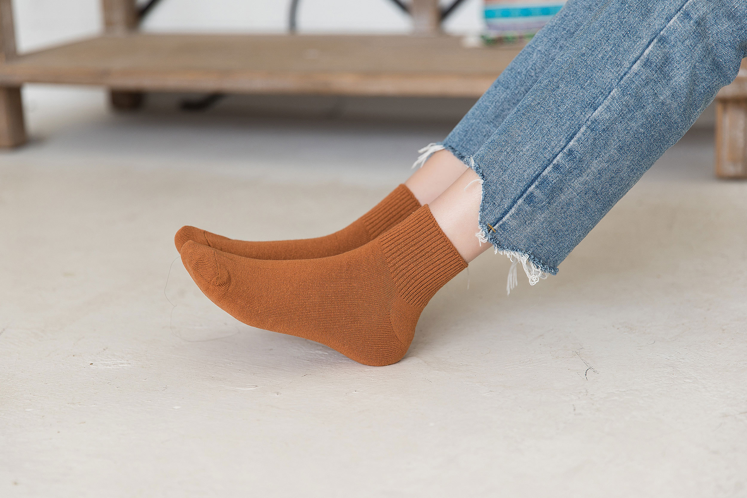 2019春夏女袜袜子纯色短袜日系民宿