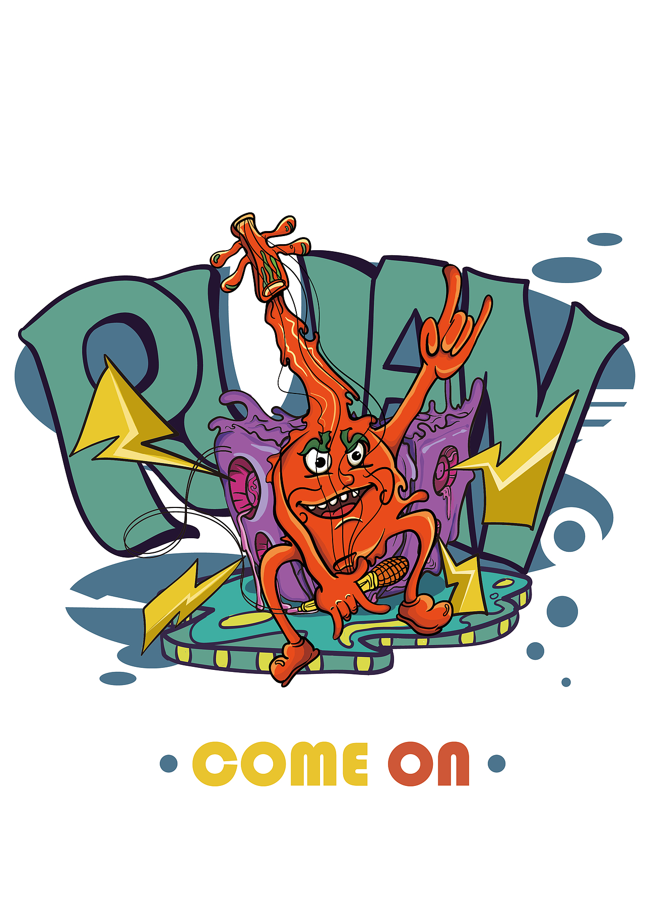 图案商品运用（图ZMjU3NzMwMjc2） - 新锐潮流插画 - 站酷设计师秃头恶汉原创素材 - 站酷ZCOOL