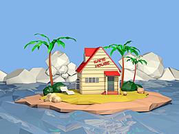 C4D海岛