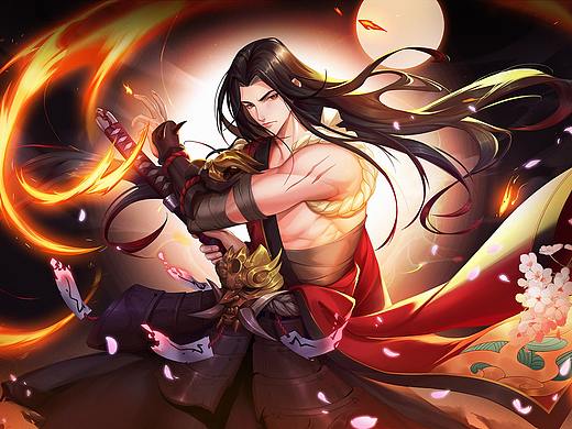 踏破黃泉為尋究極之花——橘右京修羅（個(gè)人主頁-ZNDQ3NTk2ODQ=） - 商業(yè)插畫 - 站酷設(shè)計(jì)師抹茶小甜筒原創(chuàng)素材 - 站酷ZCOOL