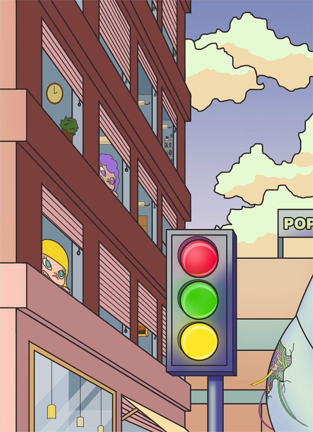 泡泡马特的城市（图ZMjcyODkxNzEy） - 创作习作 - 站酷设计师AnnieLeeee原创素材 - 站酷ZCOOL